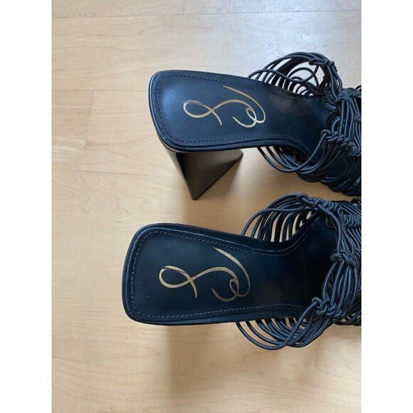 Sam Edelman "Laurette" BNWT strappy sandal black Womens NEW - Picture 5 of 10